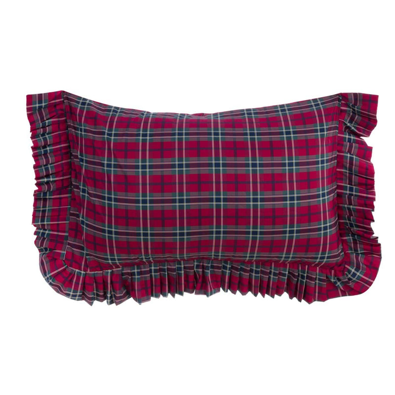 BLANC MARICLÒ Set Trapunta Tartan con Federe copriguanciali Matrimoniale 370 GSM