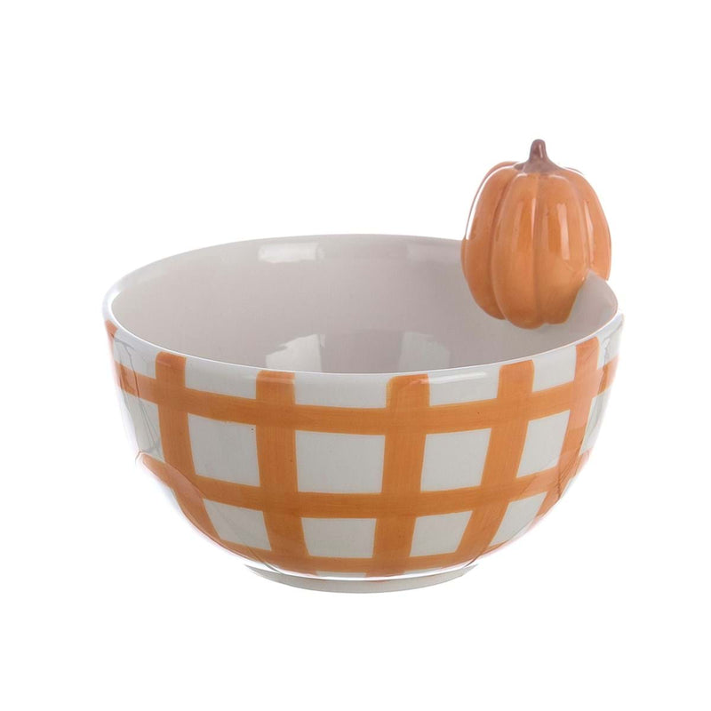 BLANC MARICLÒ Ciotola in Ceramica con Zucca  "GOURMANDISE D AUTOMNE"