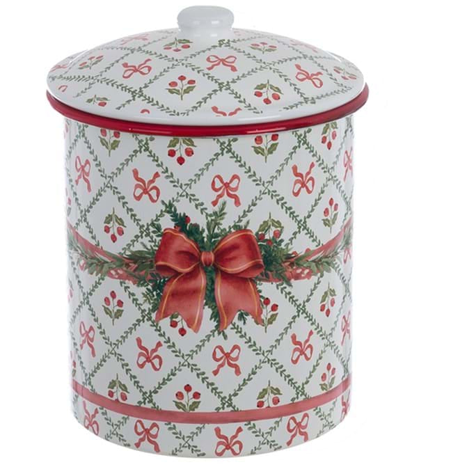 BLANC MARICLÒ Barattolo in Latta con Topine "FAVOLA DI NATALE"