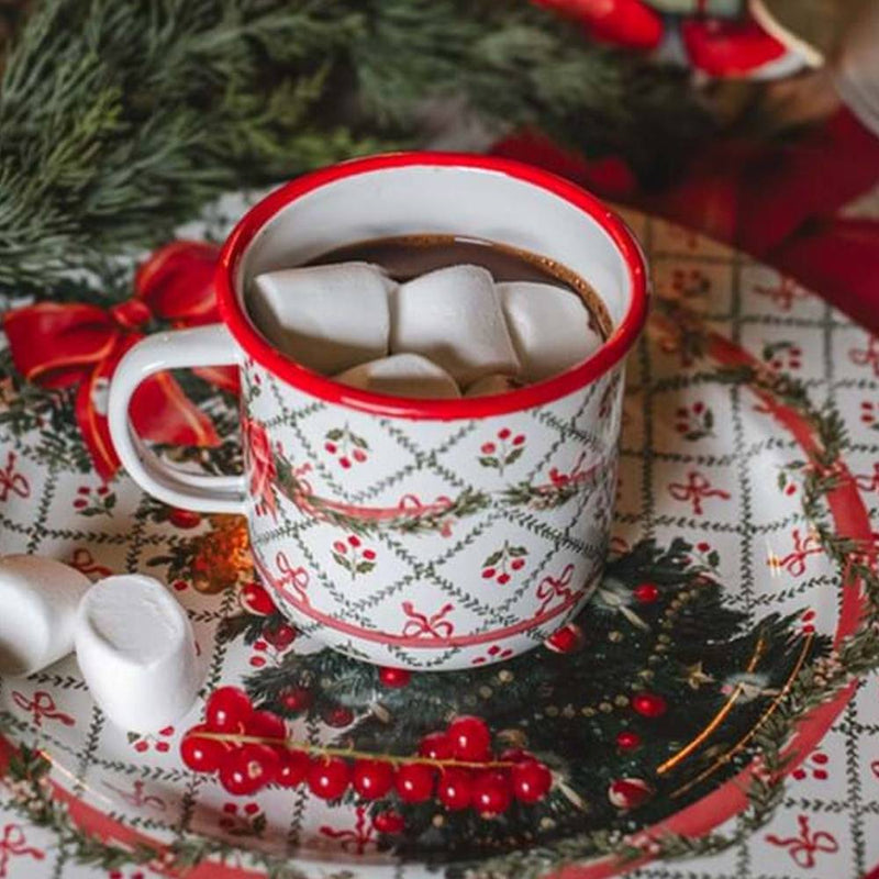 BLANC MARICLÒ Tazza Mug in Metallo "FAVOLA DI NATALE"