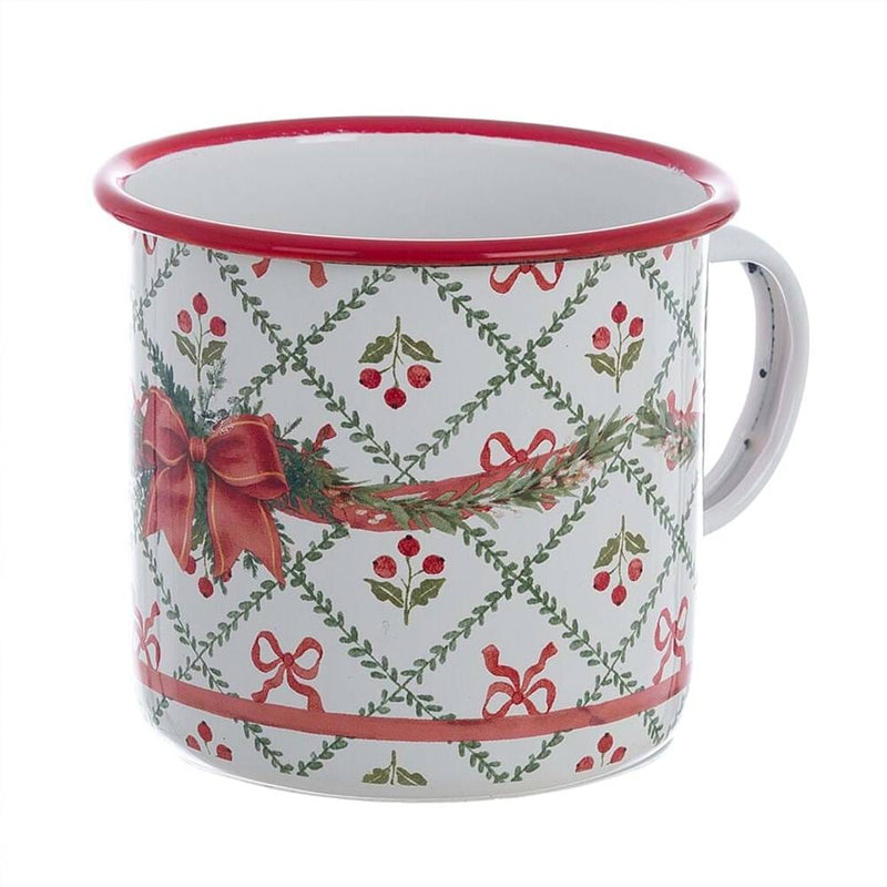 BLANC MARICLÒ Tazza Mug in Metallo "FAVOLA DI NATALE"