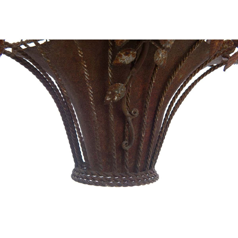 BLANC MARICLÒ Vaso Anticato in Metallo "ANTIQUA DOMUS"