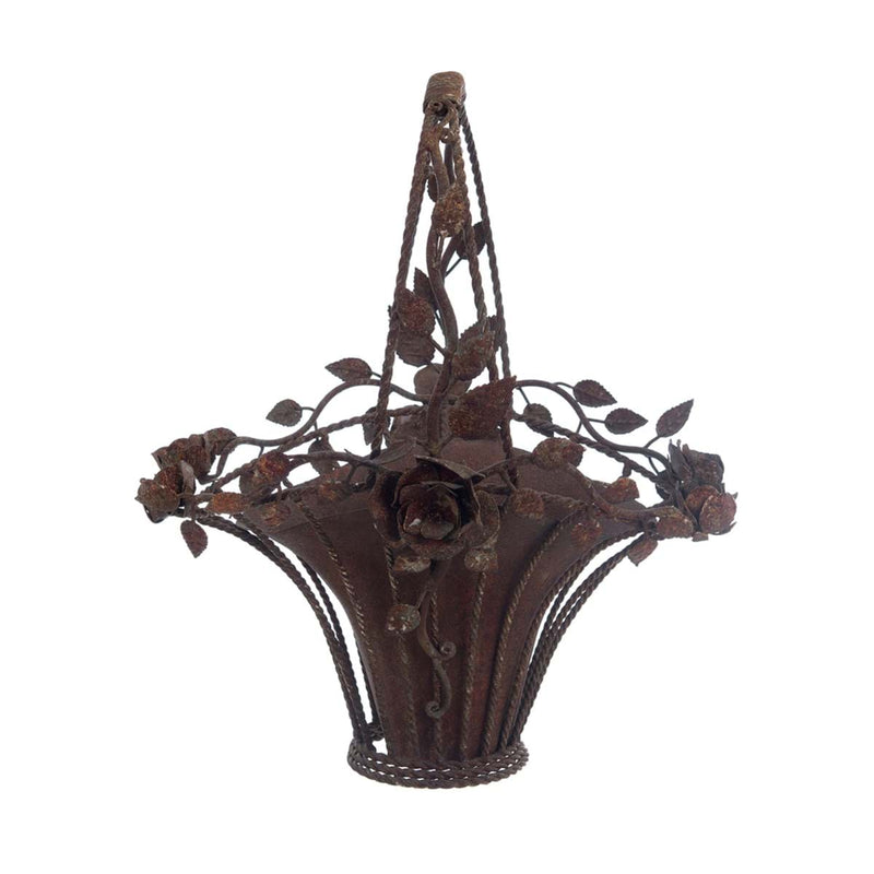 BLANC MARICLÒ Vaso Anticato in Metallo "ANTIQUA DOMUS"