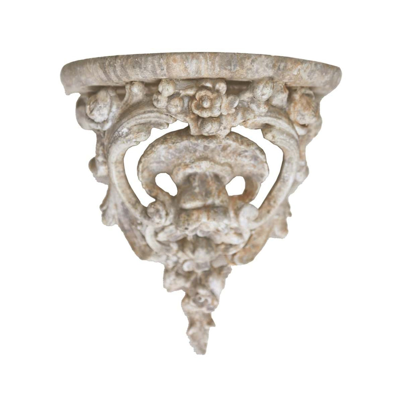 BLANC MARICLÒ Mensola in Resina con Fiori " ANTIQUA DOMUS "