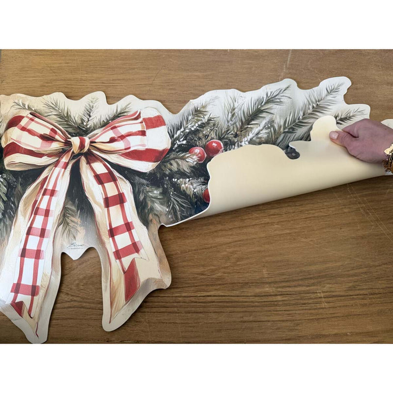 BLANC MARICLÒ Centrotavola Tappeto Natalizio in Vinile