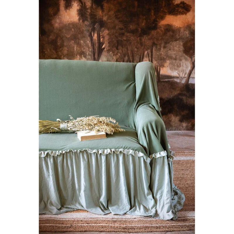 BLANC MARICLÒ Copridivano Verde con Gala 85 GSM