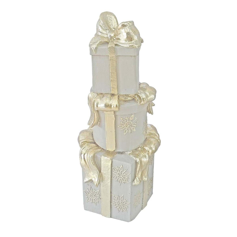 BLANC MARICLÒ Pacchi Regalo in Resina Bianco e Oro