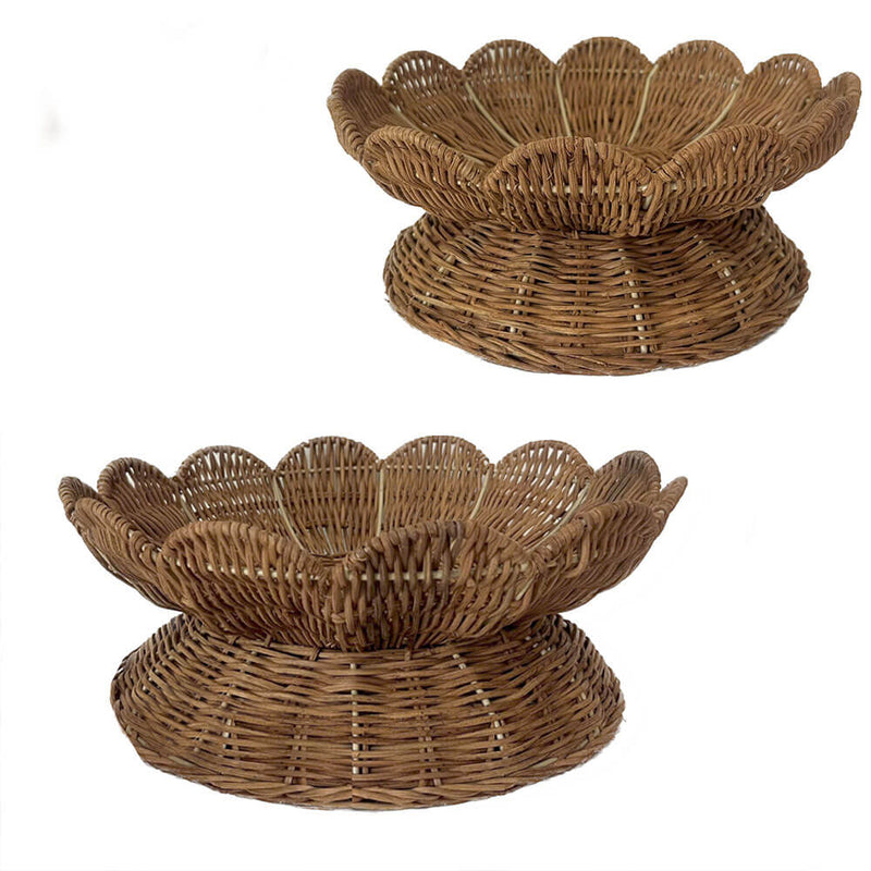 BLANC MARICLÒ Cesto in Rattan "DAPHNE"