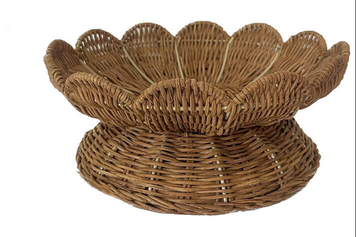 BLANC MARICLÒ Cesto in Rattan "DAPHNE"