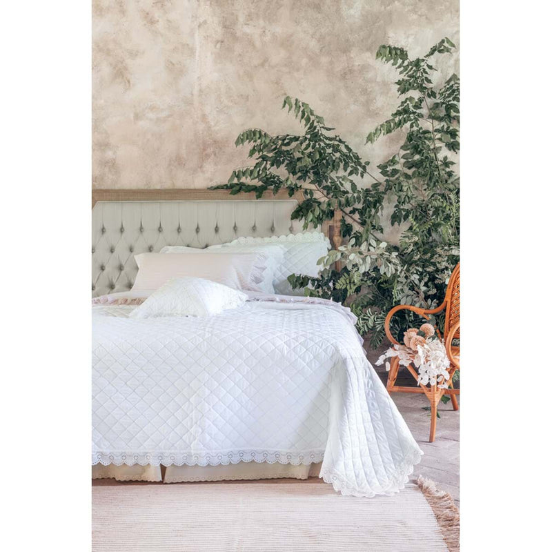 BLANC MARICLÒ Trapunta Singola co Gala 200 GSM "ESTATE SANGALLO" Bianco