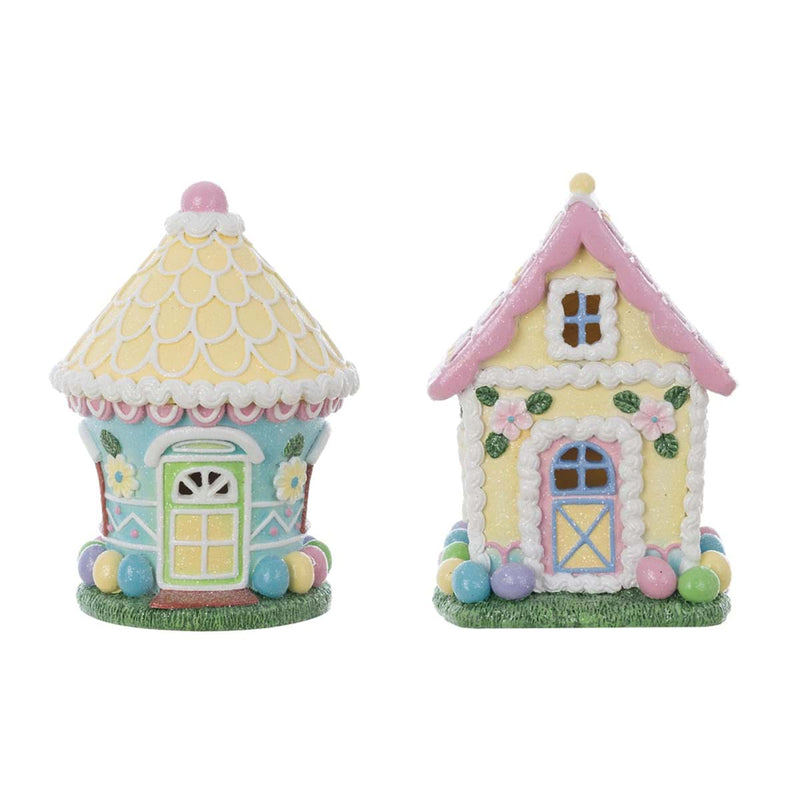 BLANC MARICLÒ Casetta Colorata in Resina "DOLCE FIABA"