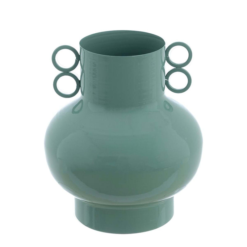 BLANC MARICLÒ Vaso in Metallo "CARMEN" Verde