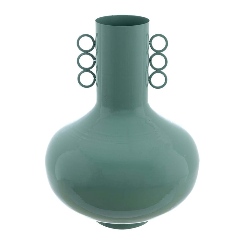 BLANC MARICLÒ Vaso in Metallo "CARMEN" Verde