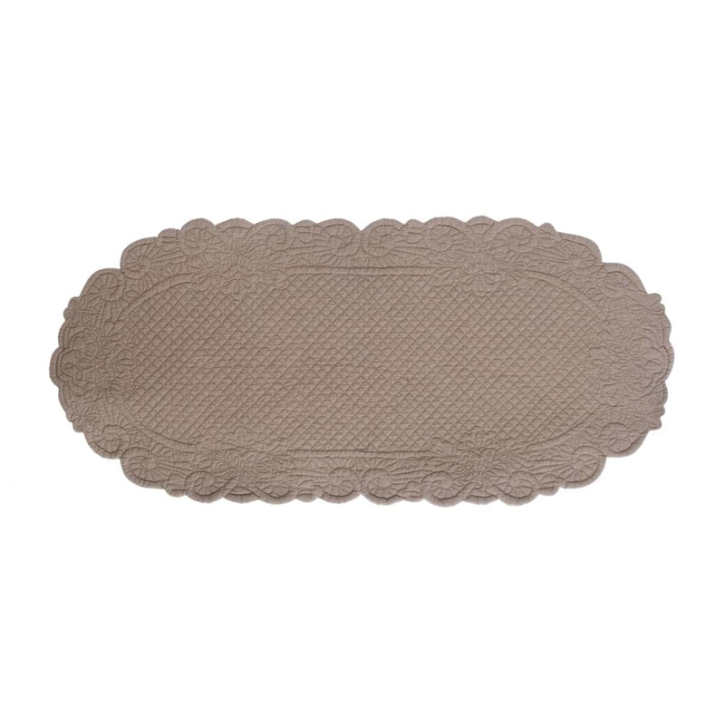 BLANC MARICLÒ Centrotavola/Runner in Cotone Bicolor