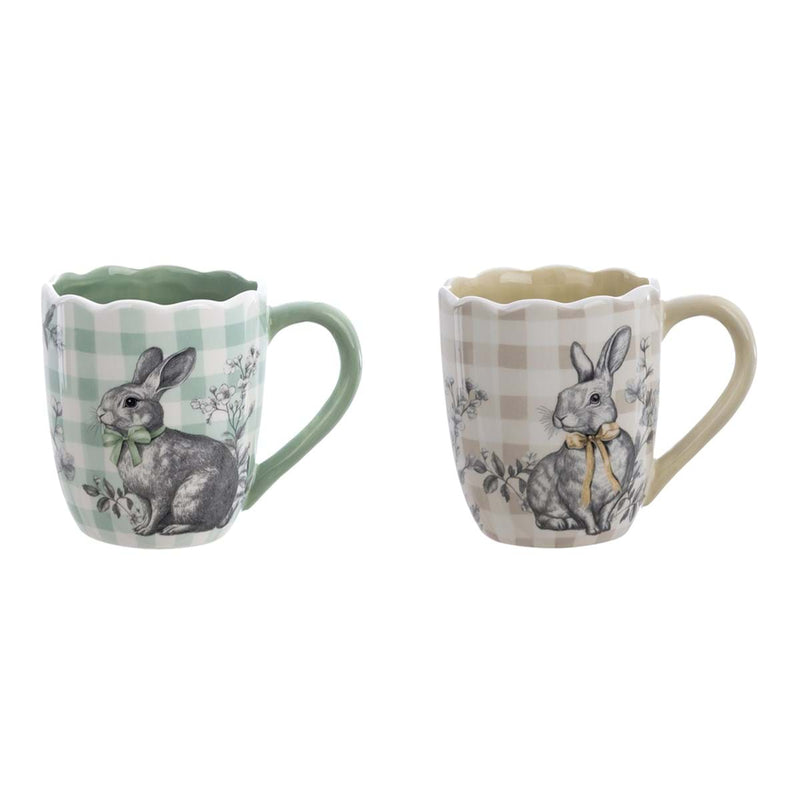 BLANC MARICLÒ Tazza Mug con Coniglietto "VICHY COLLECTION"