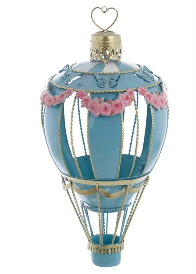 BLANC MARICLÒ Decoro Mongolfiera Lanterna in Metallo
