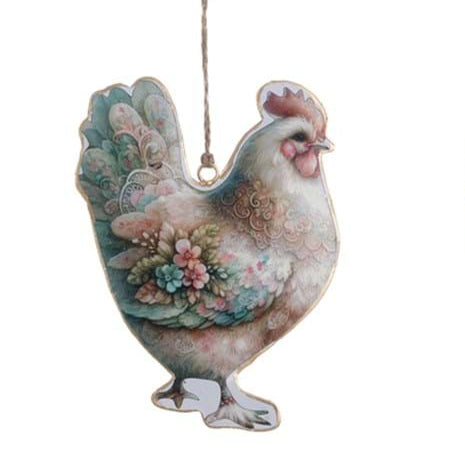 BLANC MARICLÒ Decoro Gallina in Latta "COCO COLLECTION"