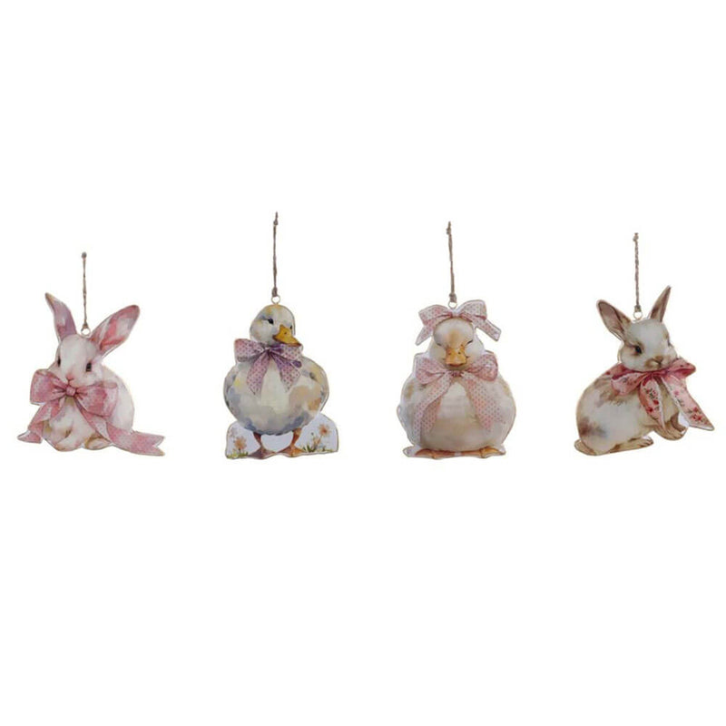 BLANC MARICLÒ Decoro in Latta Coniglio/Papera