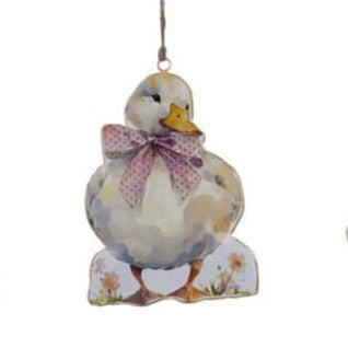 BLANC MARICLÒ Decoro in Latta Coniglio/Papera