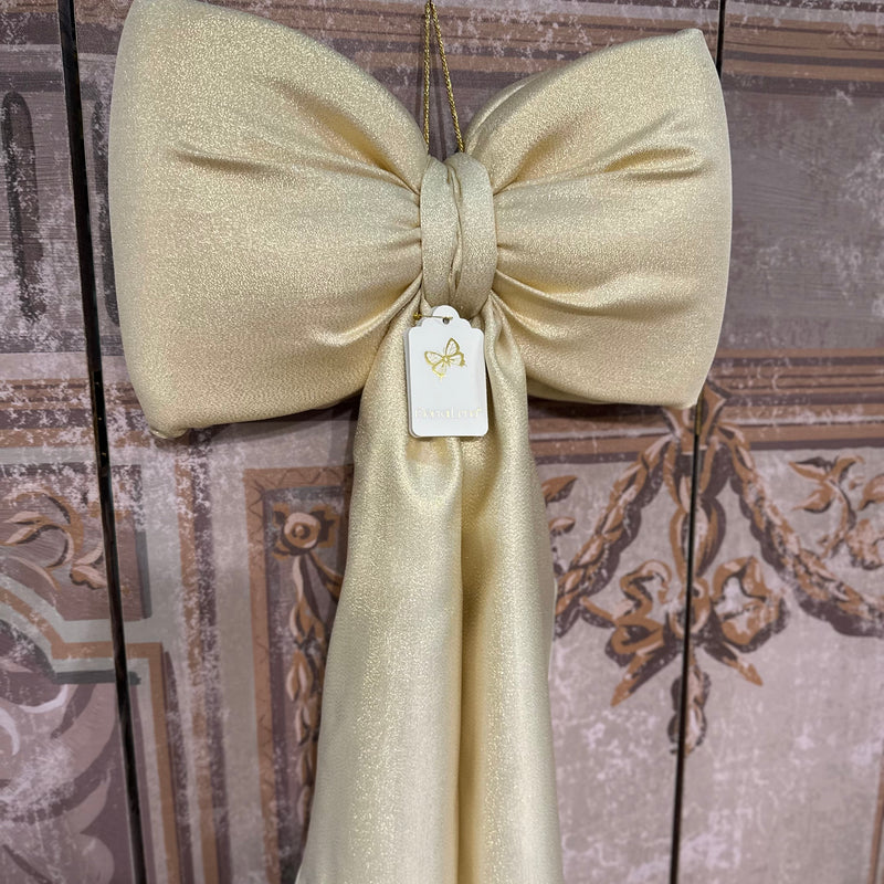 FIORI DI LENA Fiocco in Lurex Dorato 135 cm