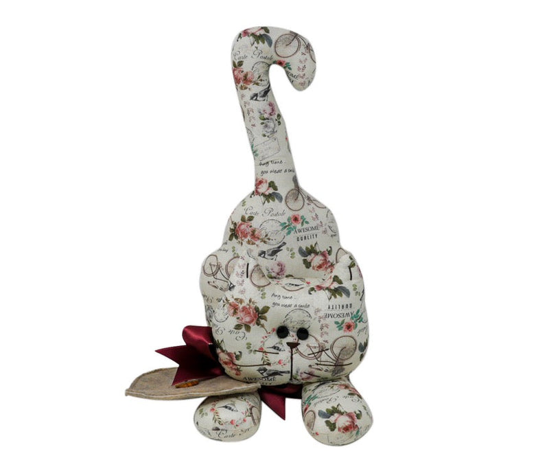 NUVOLE DI STOFFA Gatto Morgana Antique Fermaporta