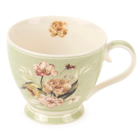 NUVOLE DI STOFFA Tazza da Colazione in Porcellana " FLOWER GARDEN "