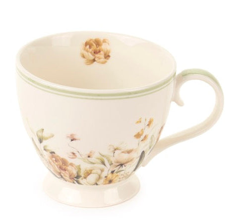 NUVOLE DI STOFFA Tazza da Colazione in Porcellana " FLOWER GARDEN "