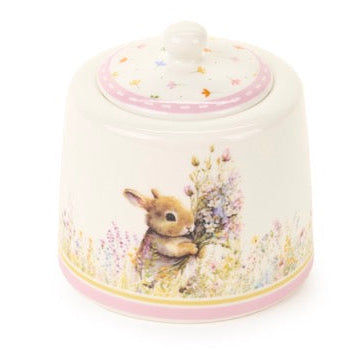 NUVOLE DI STOFFA Zuccheriera con Coniglio "DOROTHY" in Scatola Regalo