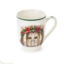 NUVOLE DI STOFFA Tazza Natalizia in Porcellana con Infusore