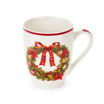 NUVOLE DI STOFFA Tazza Natalizia in Porcellana con Infusore