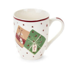 NUVOLE DI STOFFA Tazza Mug Christmas in Porcellana " COMING "