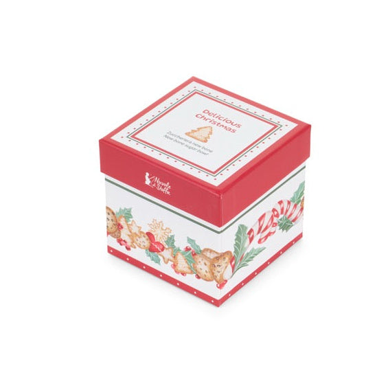 NUVOLE DI STOFFA Zuccheriera in Porcellana "DELICIOUS CHRISTMAS" 270 ml — in Scatola Regalo