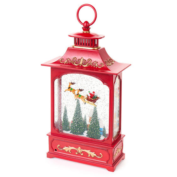 NUVOLE DI STOFFA Carillon Lanterna Natalizio con Led