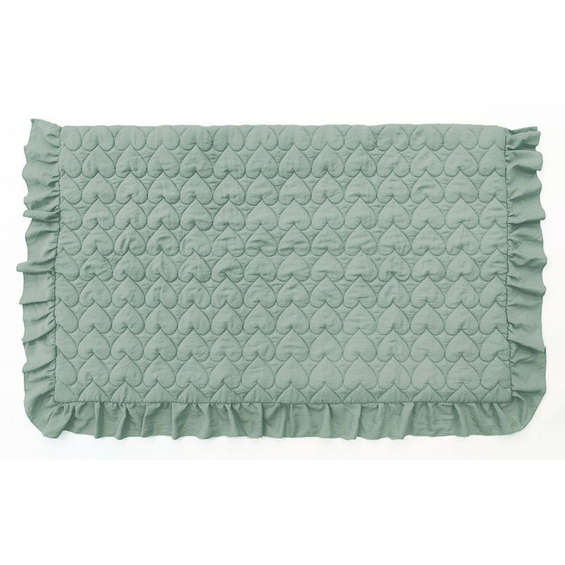 BLANC MARICLÒ Set Trapunta Matrimoniale con 2 Federe Copriguanciali e Gala 280 GSM " CUORE DI ZUCCHERO "