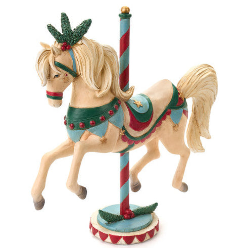 NUVOLE DI STOFFA Cavallo in Resina "LA GIOSTRA DI AMELIE"