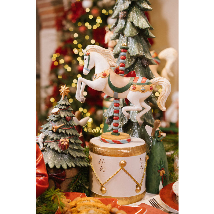 NUVOLE DI STOFFA Cavallo in Resina "LA GIOSTRA DI AMELIE"