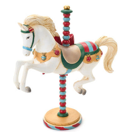 NUVOLE DI STOFFA Cavallo in Resina "LA GIOSTRA DI AMELIE"