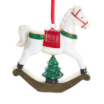 NUVOLE DI STOFFA Ciondoli Natale in Resina