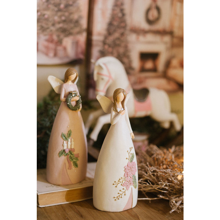 NUVOLE DI STOFFA Angelo Bianco/Rosa in Resina