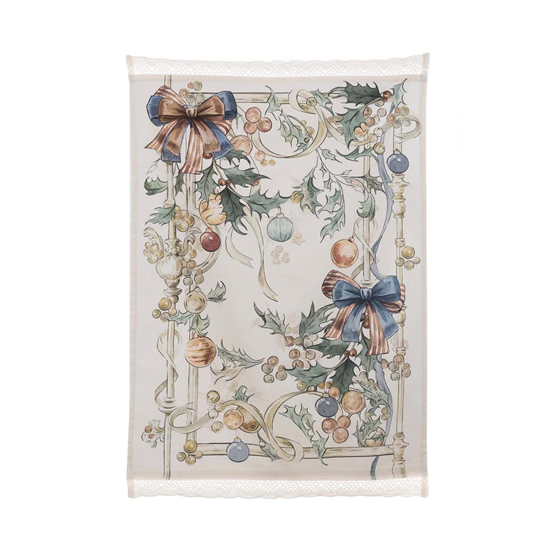 BLANC MARICLÒ Canovaccio in Cotone con Pizzo  "INTRECCI DI SOGNO"