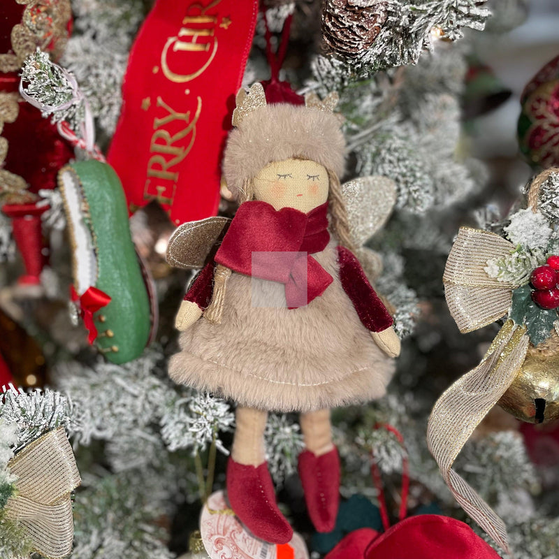 NUVOLE DI STOFFA Fatine In Tessuto con Pelliccetta