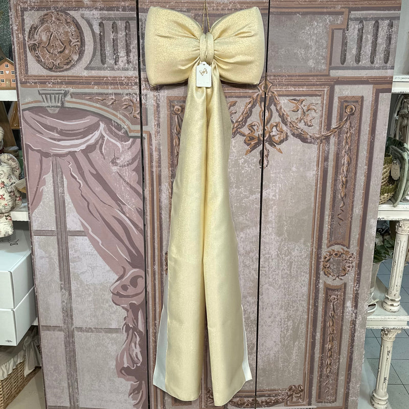 FIORI DI LENA Fiocco in Lurex Dorato 135 cm