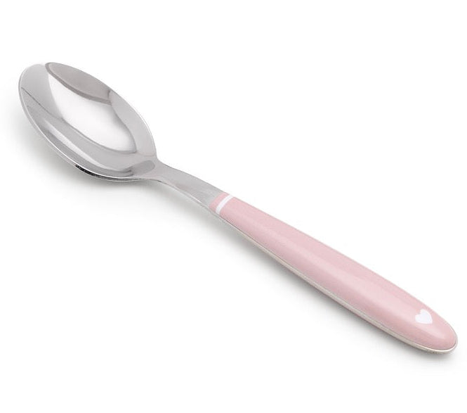 NUVOLE DI STOFFA Set 24 Posate Rosa " DEMETRA "