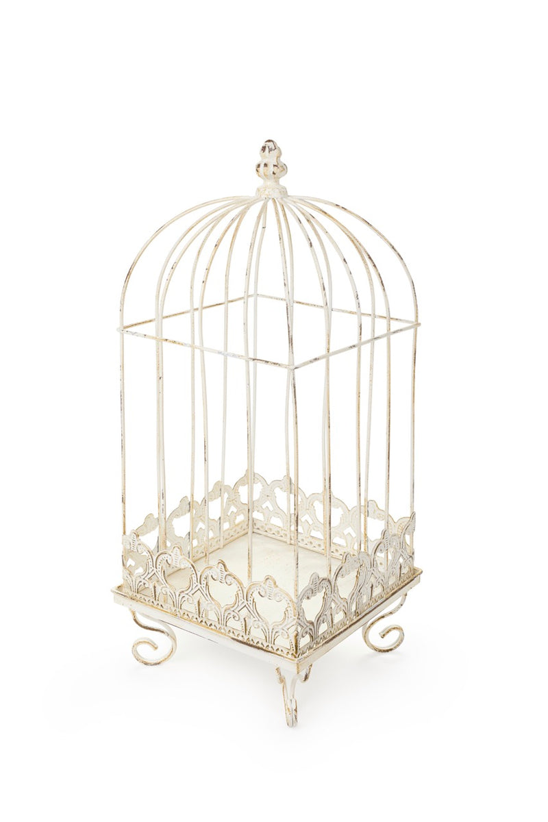 NUVOLE DI STOFFA Gabbia Lanterna in metallo