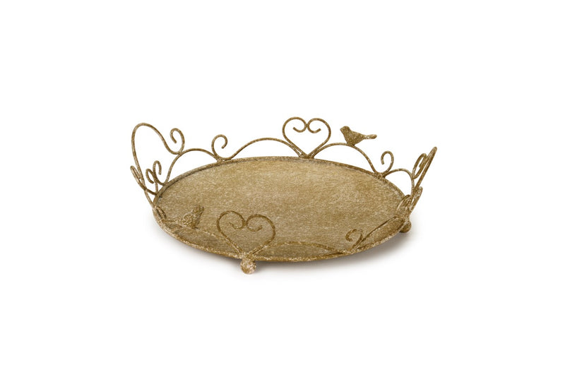 NUVOLE DI STOFFA  Vassoio Centrotavola in Metallo
