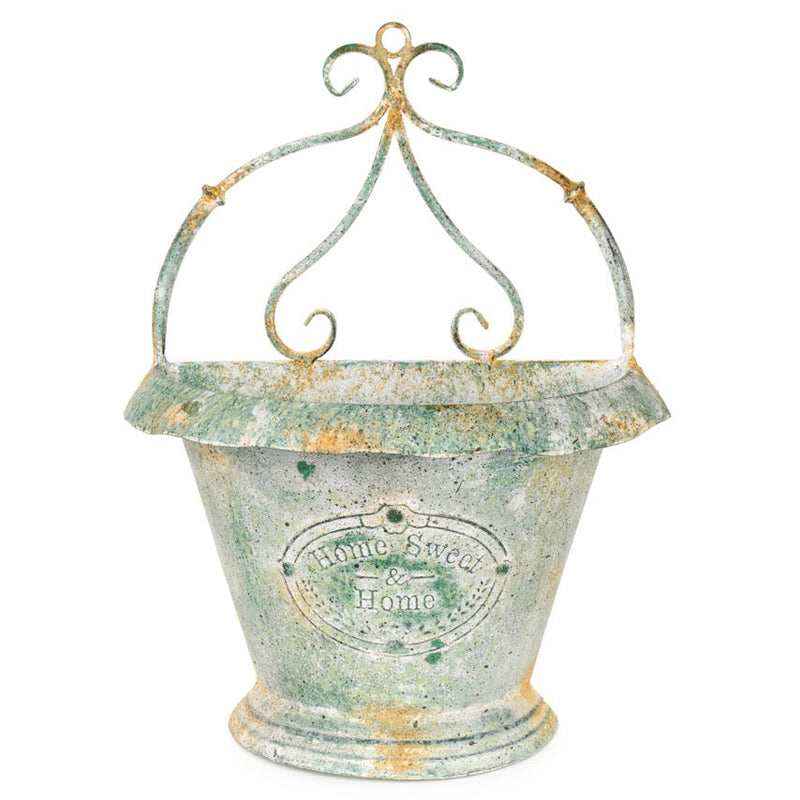 NUVOLE DI STOFFA Set da 2 Fioriere in Metallo da Parete