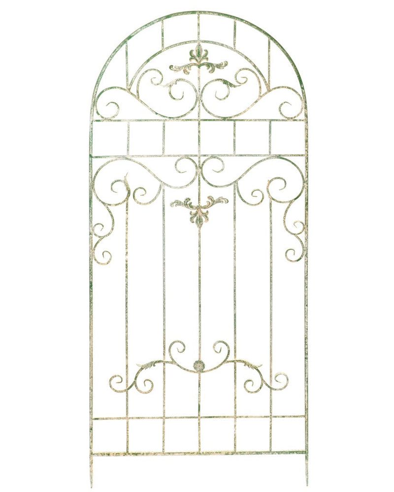 NUVOLE DI STOFFA Traliccio da Giardino Decorativo in Ferro