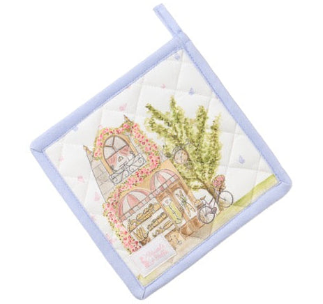 NUVOLE DI STOFFA Presina in Cotone " LA VIE EN ROSE "