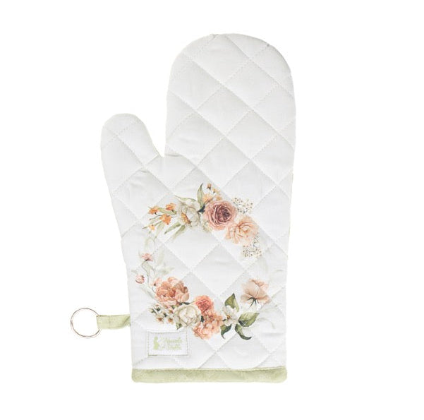 NUVOLE DI STOFFA Guantone in Cotone " FLOWER GARDEN "