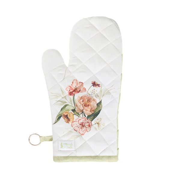 NUVOLE DI STOFFA Guantone in Cotone " FLOWER GARDEN "